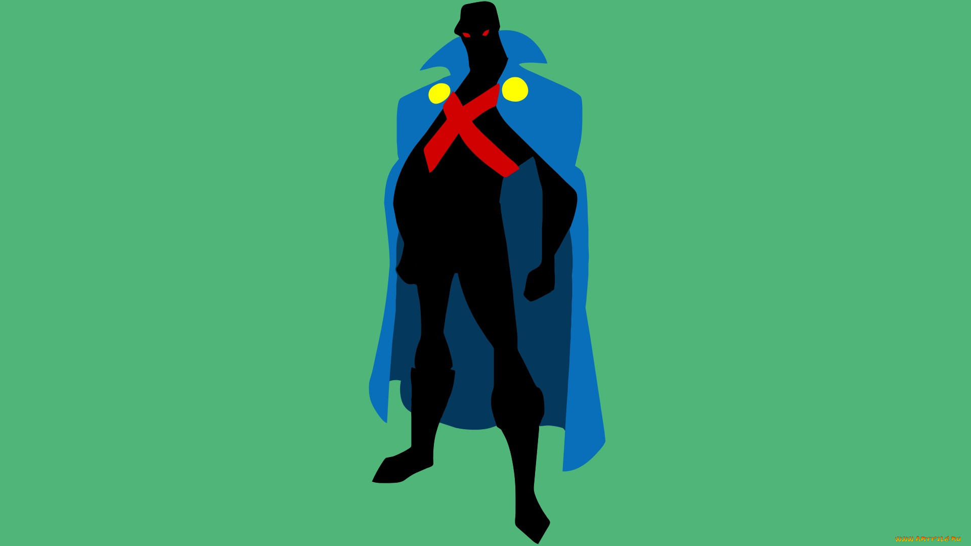 , , martian, manhunter, , , dc, comics, , , minimal, justice, league